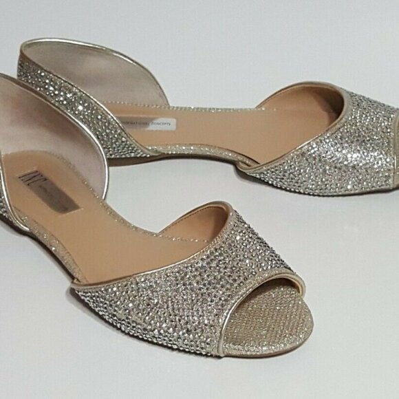 INC International Concepts D'Orsay Flat Rhinestone - Picture 3 of 11